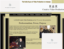 Tablet Screenshot of creativevideoproduction.com